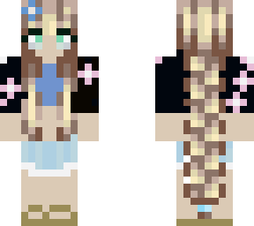 beach girl (original skin base made by sraluna0