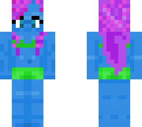 blue skin