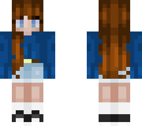 brown hair girl i guess