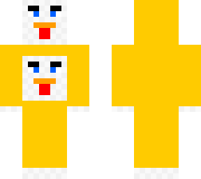 chicken raving bout chicken in a yellow hoodie