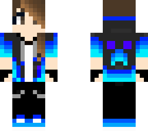 cool blue girl