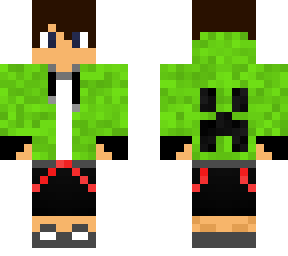 cool boy green skin