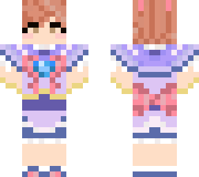 cute magical slayer girl purple