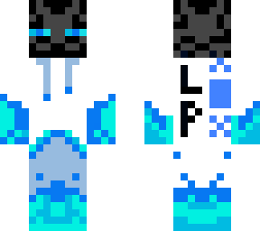 enderman bue hoodie