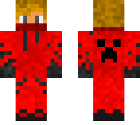 fire red ninja boi full red with hair