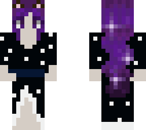 galaxy cat girl (skin base by ozzxx)