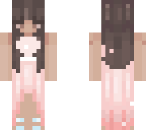 girl in pink dress