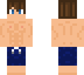 male swimwear with blue eyes