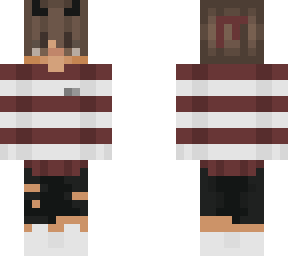 maroon stripes