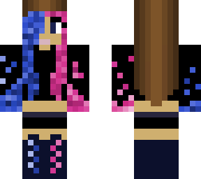 pink and blue