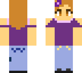 purple bow