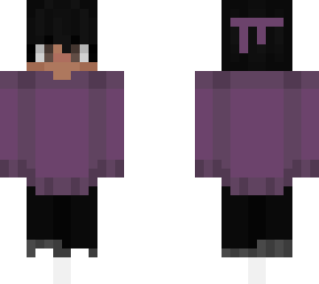 purple sweater