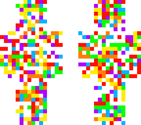 rainbow confetti