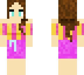 violet - pink and yellow stripe