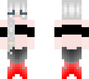 white haired mermaid