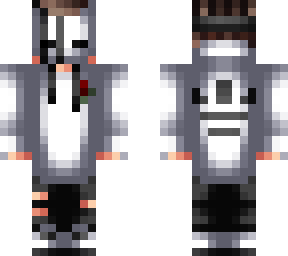 --white hoodie rose boy--