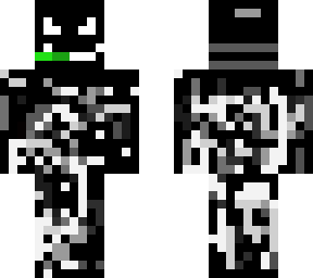 black thing with ender creeper under