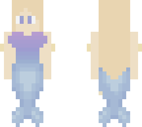 blond mermaid