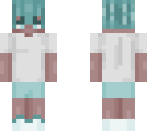 blue and white themed boy