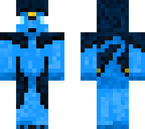 blue sergal with special pattern