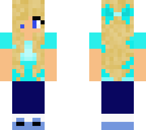 crystal's blue outfit