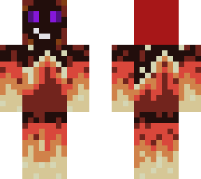 Fire demon | Minecraft Skin
