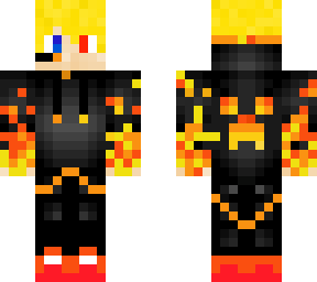 flaming hoodie