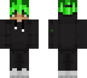 green - hair boy