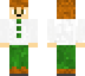 green and white dude