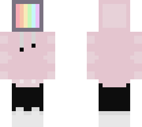 pastel pink tv head
