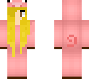 pig girl bloned hair