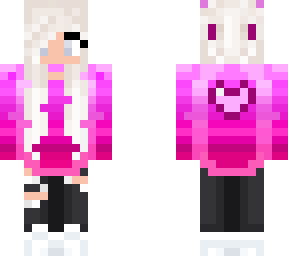 pink fade hoodie