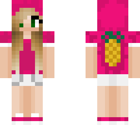 pink pineapple girl