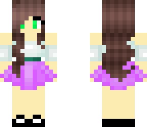 purple skirt