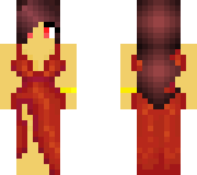 red dress