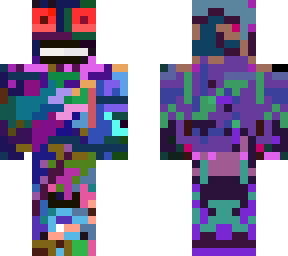 silly colorful man