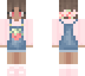 strawberry overalls