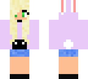the over sized hoddie with a bunny