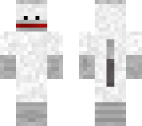 albino monkey big head