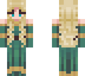 blonde princess green