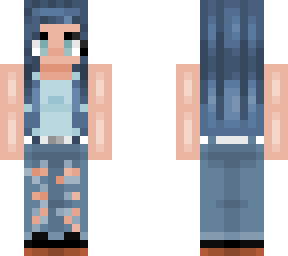 blue girl