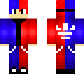 blue vs red / skin for 6 likes at my profile road to 10 likes !!!
