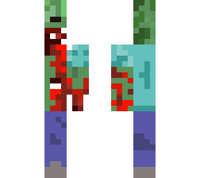 chopped half zombie