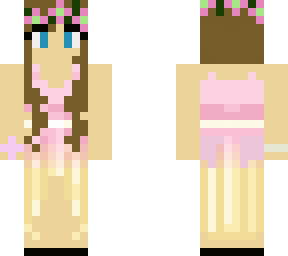 fixed flower crowns dress girl (not my dress) edit