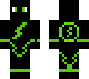 green and black flash