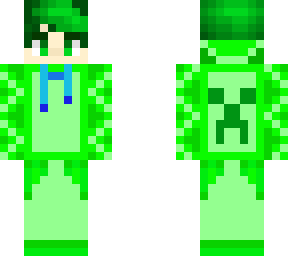 green hoodie