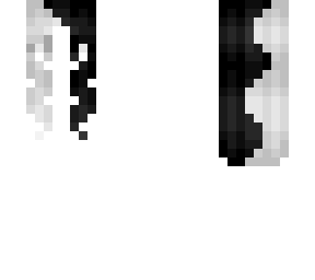 hb - wavy colors - snow white & nightmare black