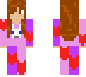 little cute brown hair girl