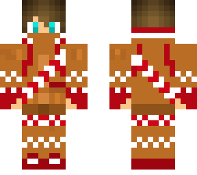 me as the gingerbread man (me when i play tag)