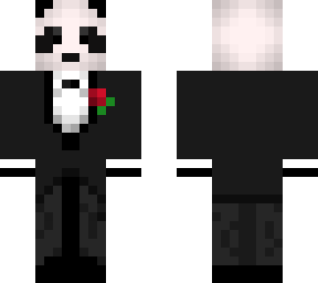 panda esmoquin